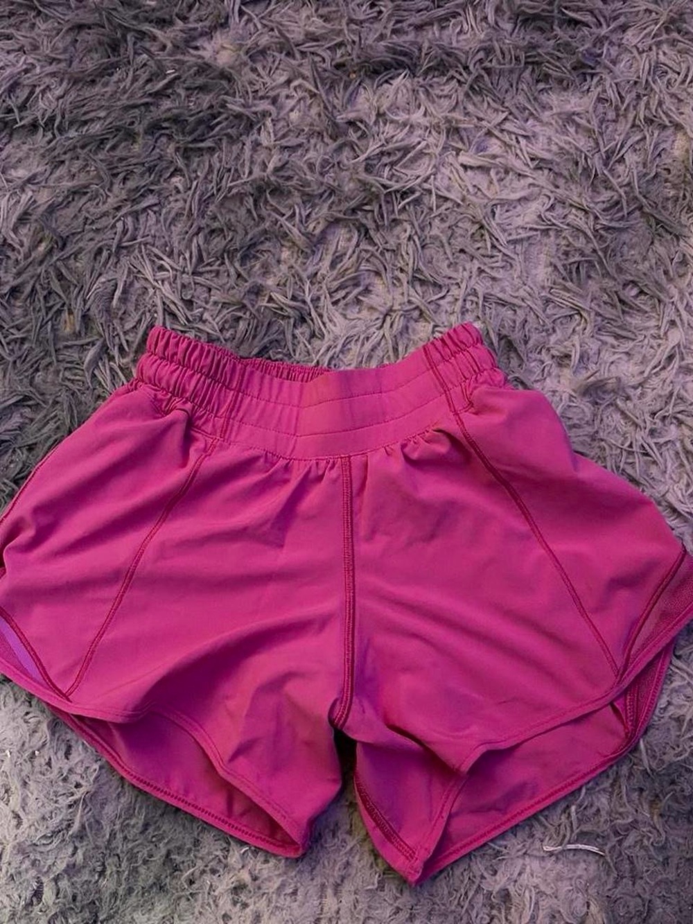 Lululemon Women’s High-Waist Performance Shorts - Fuchsia Pink